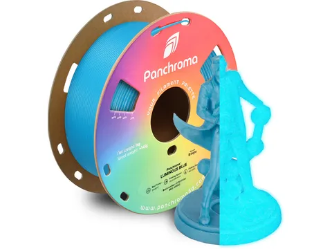 Polymaker 3D filament Panchroma PLA Luminous 1,75mm Blauw 1kg