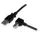 1m USB 2.0 A naar rechtshoekige B-kabel M/M