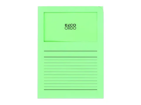 Map Elco Ordo Classico mvenst A4 120gr 220x310mm groen 100st verp10022