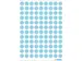 Etiquette HERMA 1843 rond 8mm bleu 540 pièces
