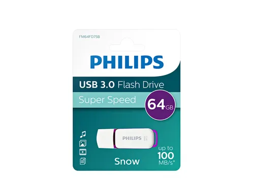 USB stick 3.0 Philips Snow USB-A 64GB paars