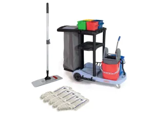 Reinigingswagen,Mophouder,Steel,Moppen - 1