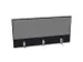 panneau de rehausse,p. table de bureau,CC-noir,BN8078-gris