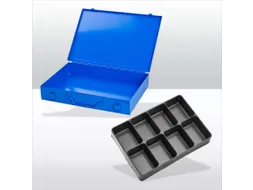 assortimentskoffer,HxBxD 50x335x240mm,8vakken