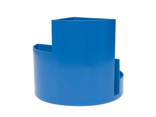 Pennenkoker MAUL roundbox Blauwe Engel recycled 6 vaks blauw