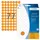 HERMA 2234 Multipurpose etiketten Rond 13mm Fluor Oranje 1848 stuks