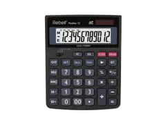 Calculator Rebell PANTHER 12BX zwart desk 12 digit