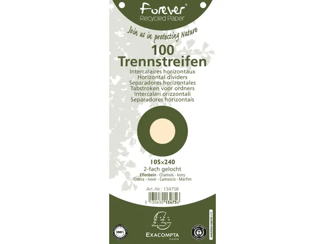 Tabstroken perfo FOR EVER 105X240mm gems