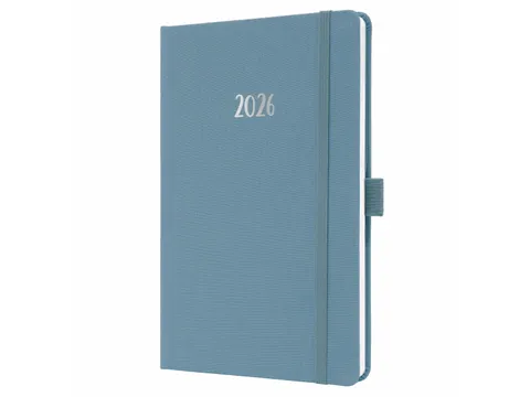 Weekagenda Feel A5 2026 (NL/FR/EN/DU) Powder Blue Hardcover