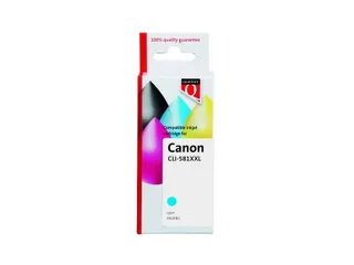 Inktcartridge Quantore alternatief tbv Canon CLI-581XXL 1995C001 blauw - 1