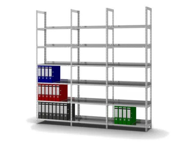 rayonnage pour classeurs,rayonnage départ,HxlxP 2200x750x300mm