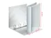Presentatie Ringband Esselte 4 rings A4 40mm D-mech Panorama Wit