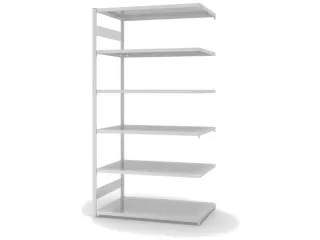 magazijnstelling,aanbouwveld,HxBxD 2500x1310x835mm,vakl. 190kg - 2