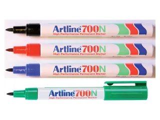 Viltstift Artline 700 rond 0.7mm zwart - 2