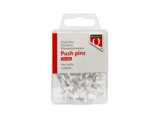 Push pins Quantore 40 stuks wit - 1