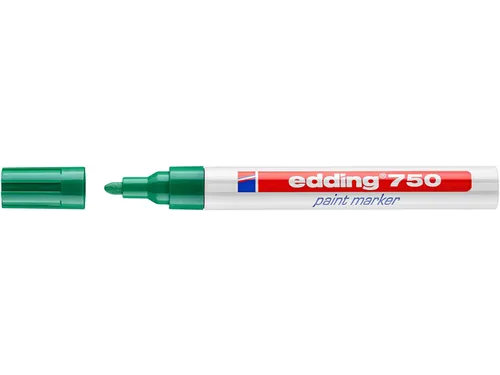 Viltstift edding 750 lakmarker rond groen 2-4mm
