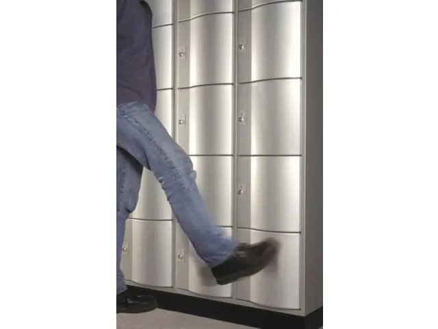 armoire multicases,corps RAL7035,face avant RAL7021