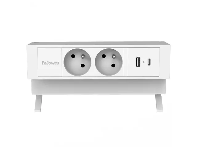 contactdoos Power Desk 2 wit voor België