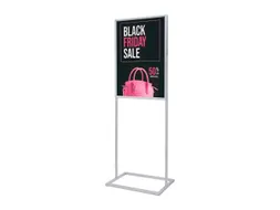 Poster Display Decor Click Dubbelzijdig A1 Zilver