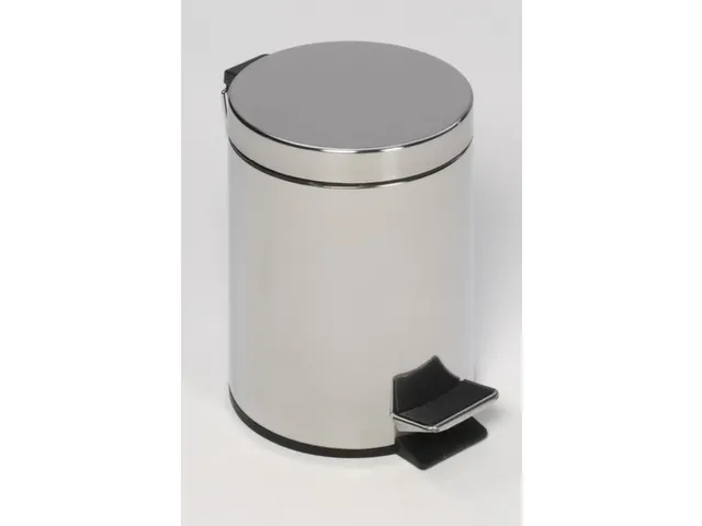 RVS pedaalemmer,20l,HxØ 450x290mm,binnenbak kunststof,romp gepolijst