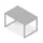 bureau,HxBxD 730x1200x800mm,blad grijs,sledeframe aluminium