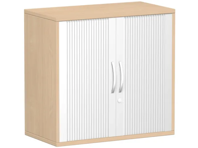 armoire à rideaux transversaux,HxlxP 798x800x425mm,1xsol en bois,2 HC