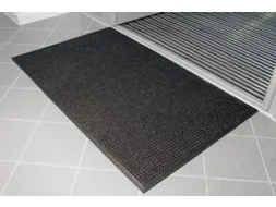 schoonloopmat,HxLxB 7x900x600mm,rubber,met oppervlak in kubusvorm