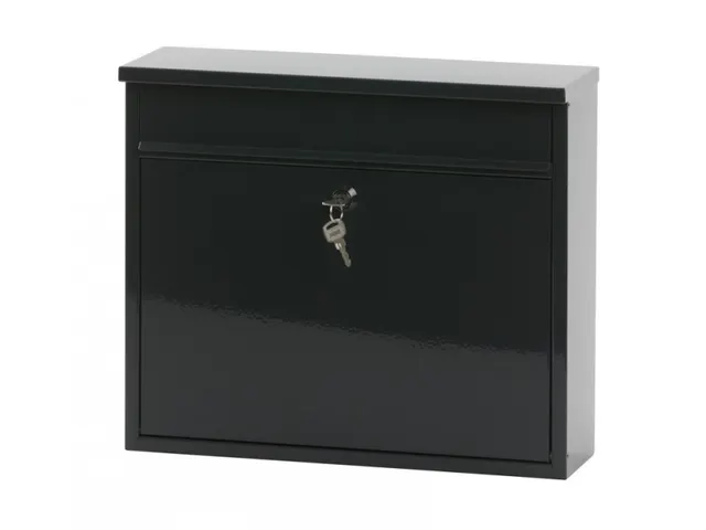 Wandbrievenbus 31.5cm Antraciet Staal