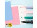 Bloc-mémos Post-it 3M 73x73mm rose transparent
