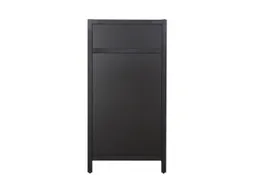 Europel Krijtstoepbord met Topbord 660 x 1280 mm DELUX Zwart
