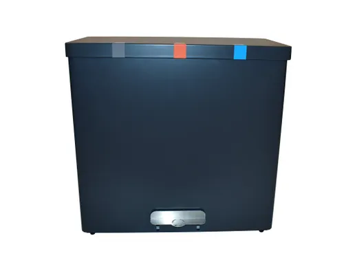 Brandveilige Pedaalemmer Recyclokick 3 Grafietgrijs 3x 34 liter