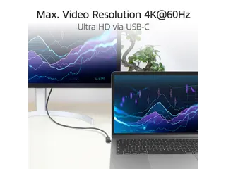 Kabel ACT USB-C standaard naar USB-C hoek 10Gbps 2m - 11
