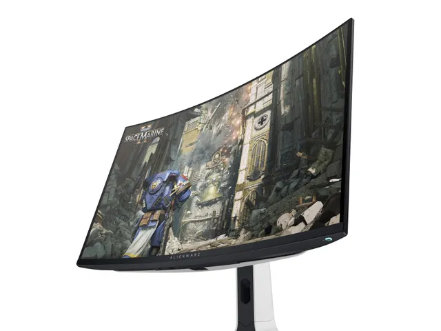 Alienware AW3225QF Monitor 32 Inch 4K Ultra HD QD-OLED Zwart Wit