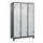 Z-garderobekast,HxBxD 1950x1200x500mm,vak B 200/400mm,draaigrendel