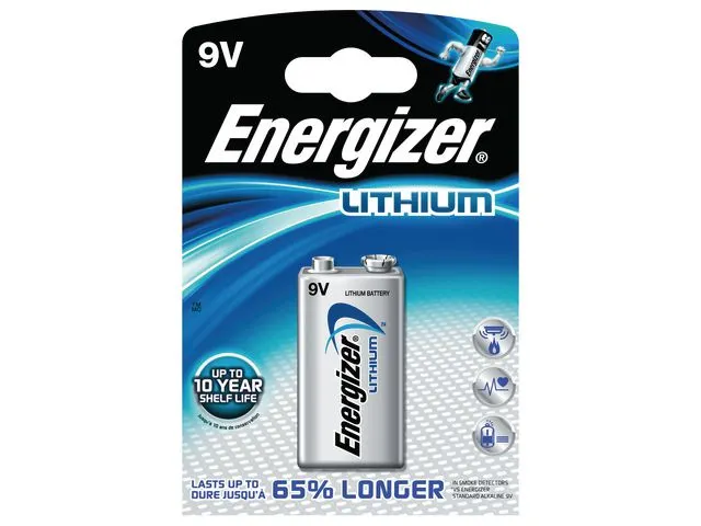 Lithium Batterij, 9 V
