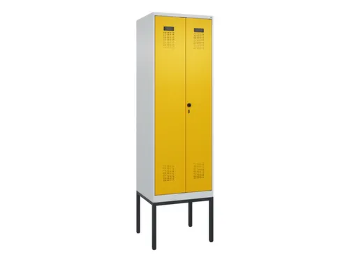 PBM-locker,HxBxD 2120x600x500mm,2vak,vak B 300mm,draaigrendel
