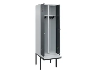 locker voor scheiding van kleding,HxBxD 2120x600x815mm,2vak - 2