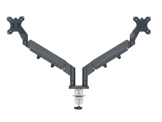 Monitorarm Leitz Ergo ruimtebesparend dubbel donkergrijs - 8