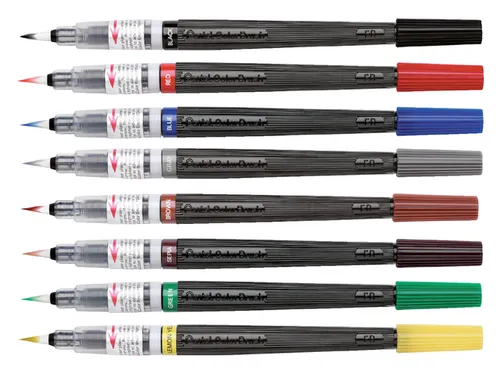 Brushstift Pentel XGFL-101X zwart