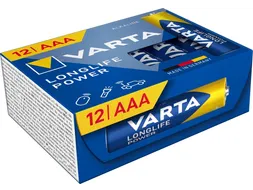 Batterij VARTA Longlife Power 12x AAA