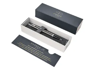 Balpen Parker IM Dark Espresso CT Medium Blauwe inkt - 5