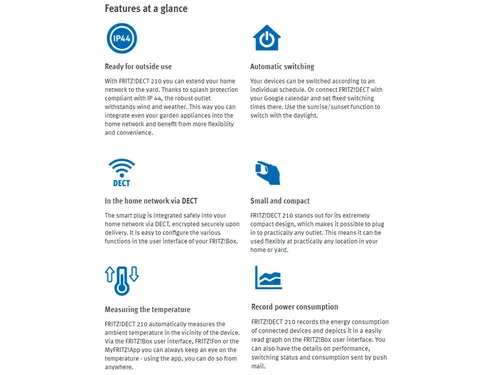 Smart FRITZ!Dect 210 Power AVM Intelligent Stopcontact Outdoor