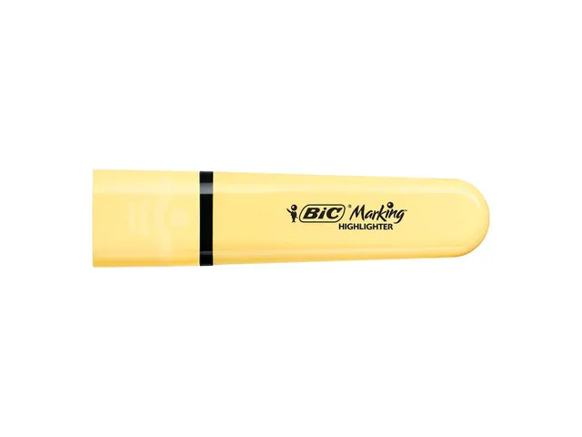Markeerstift Bic blister à 4 pastelkleuren