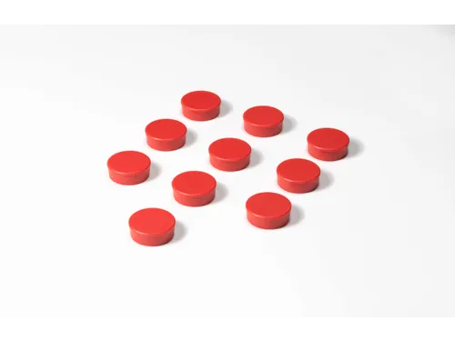 Magnum magneet Smit Visual 35mm Rood 10 stuks
