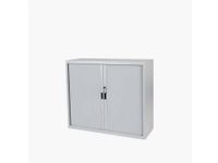Roldeurkast Claudius Plus 105x120cm Alu 2 Legborden