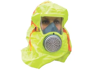 MSA S-Cap CO P vluchtmasker geel in lichtreflecterende muurbox - 2
