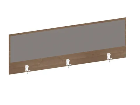 baliepaneel,v. bureau,aanbouw achter,B 1400mm,NT-cherry,BN8078-grijs