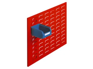 Gesleufde Plaat Staal Hxb 450x500mm Liggend Ral 3020 Verkeersgeel - 2