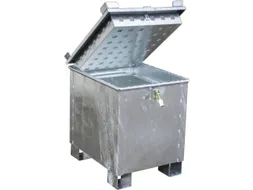 lithium-ion opslagcontainer,90l,HxBxD 750x600x800mm,vuurverzinkt