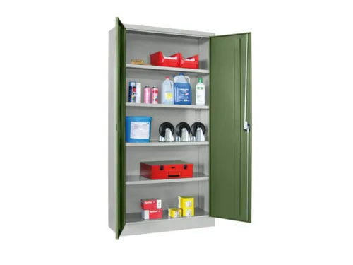 universele kast,HxBxD 1950x1000x600mm,RAL7035,front RAL6011